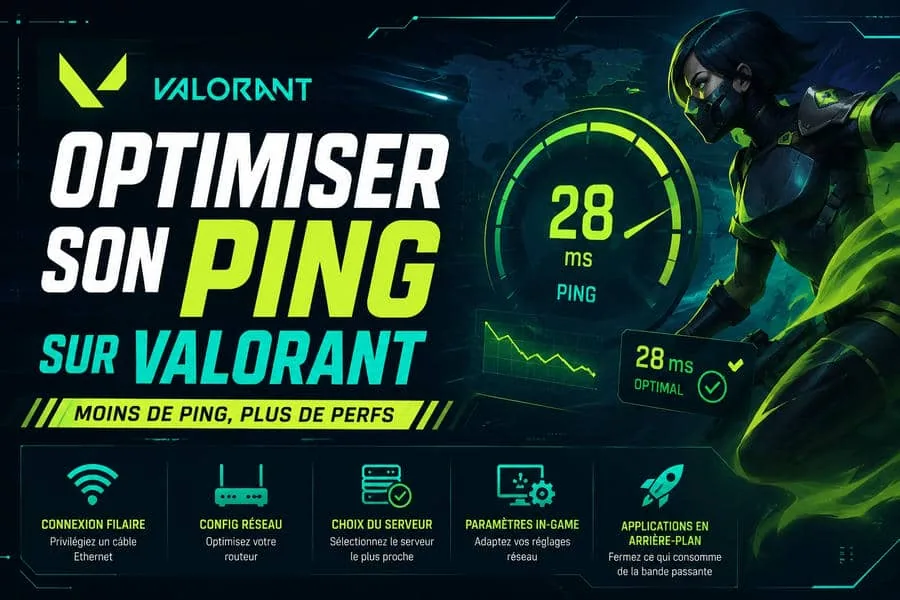 optimiser son ping sur Valorant
