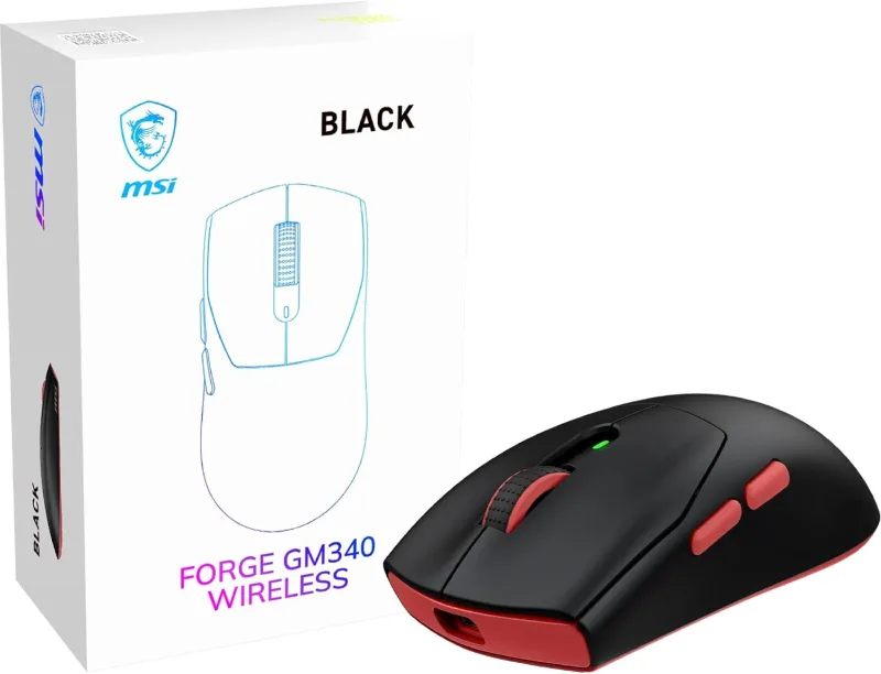 Souris MSI Forge GM340 Wireless Noire