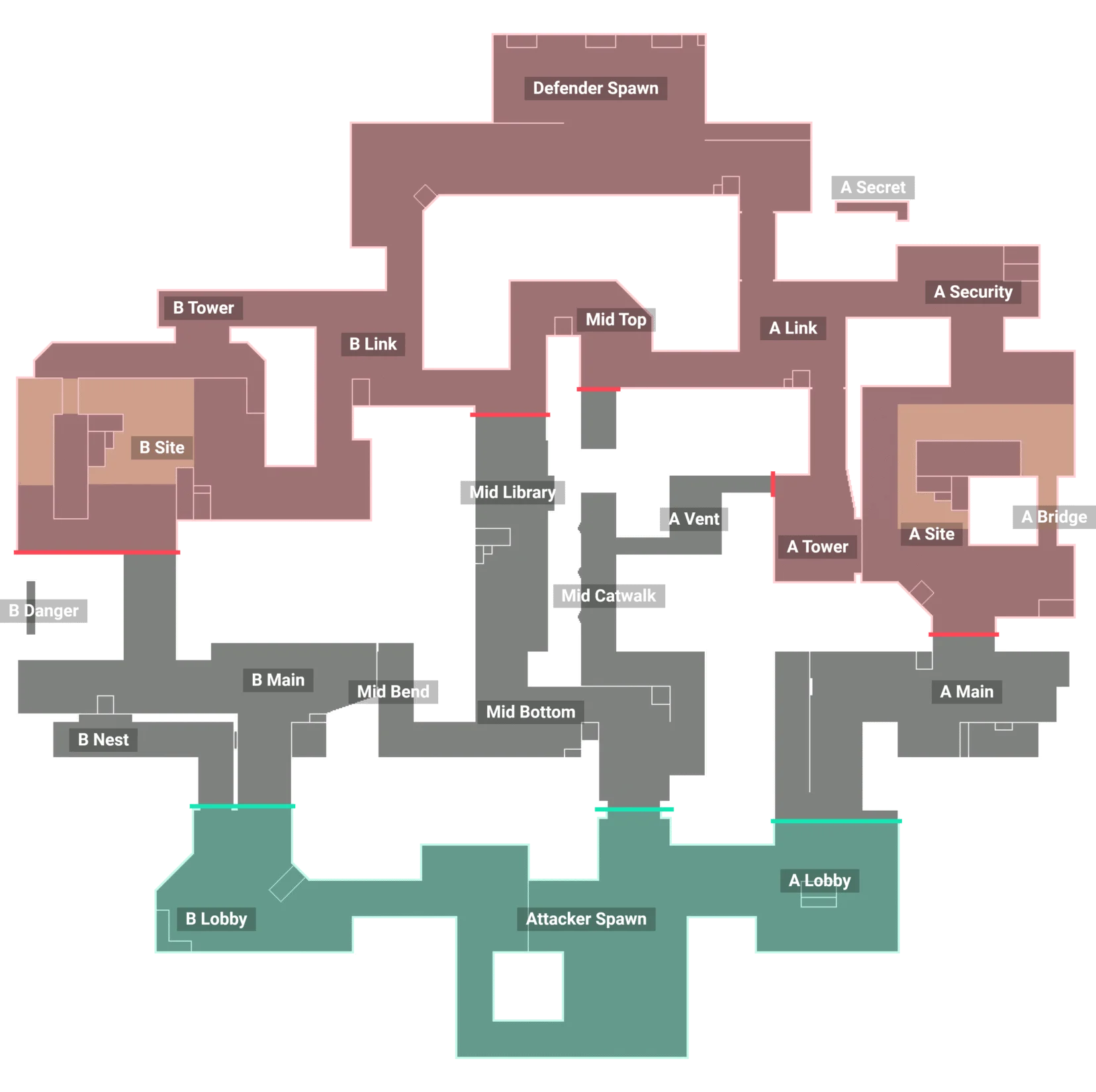 Plan annoté des callouts de Abyss