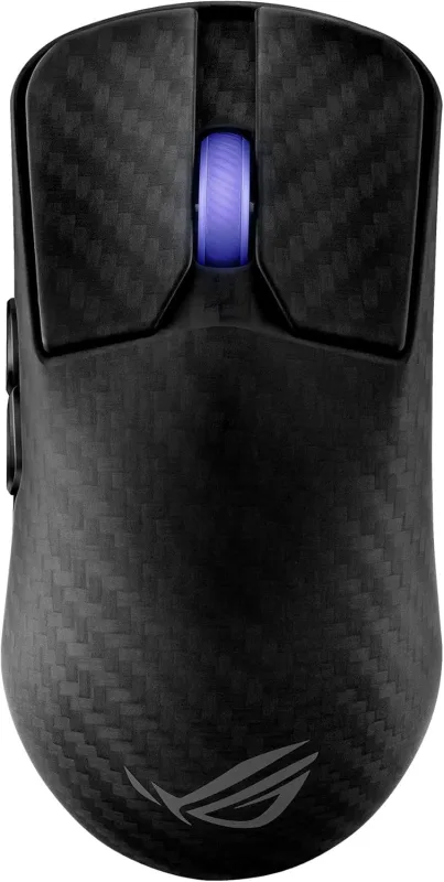 ASUS ROG Harpe Ace Extreme Wireless Esports Gaming Mouse, Carbon Fiber Build, 47g Lightweight, Tri-Mode Connectivity, 42K DPI, up to 70Hr Battery, Glass Skates, Pro-Approved, PC/Mac Support - Black