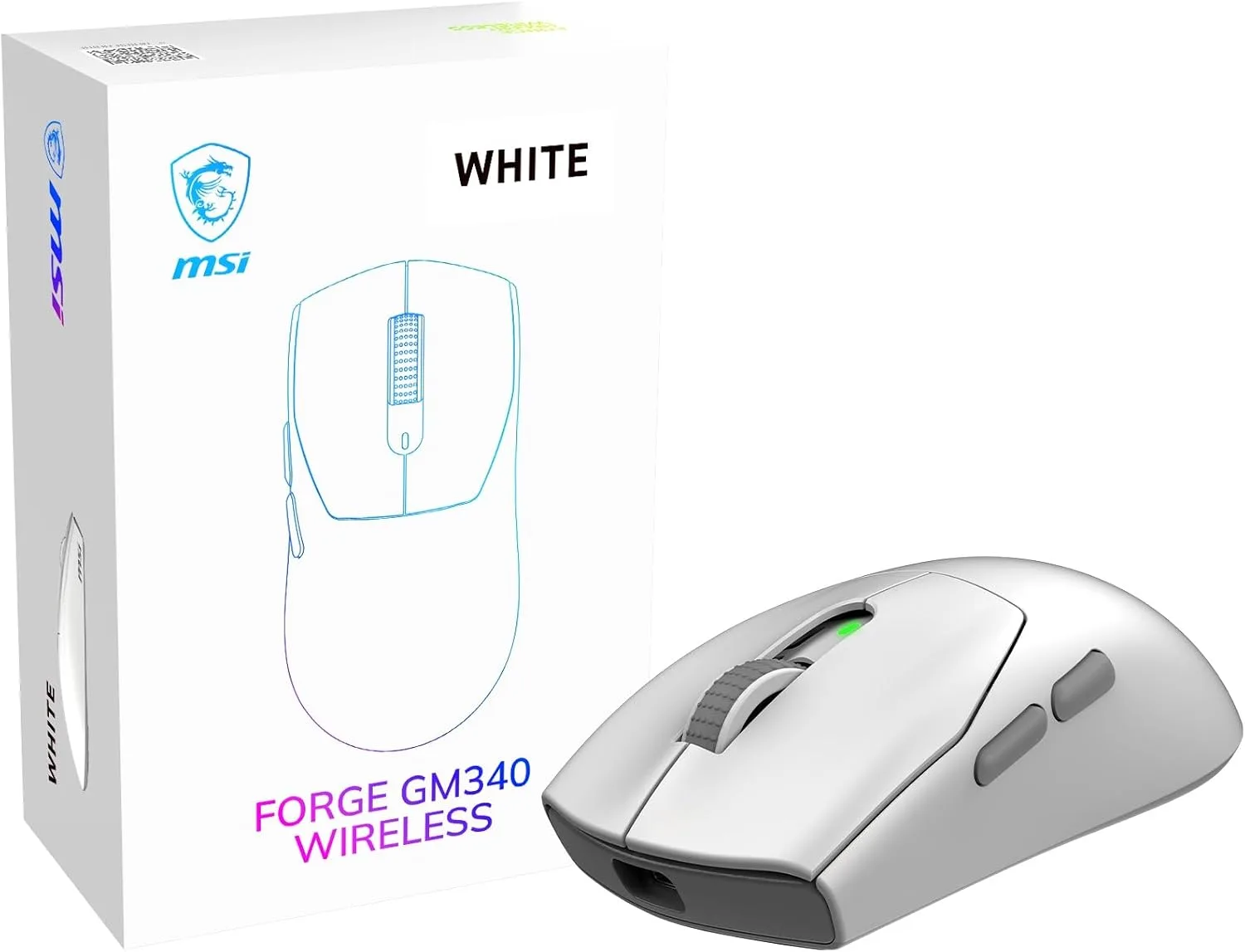 Gaming Mouse msi Forge GM340 W White 