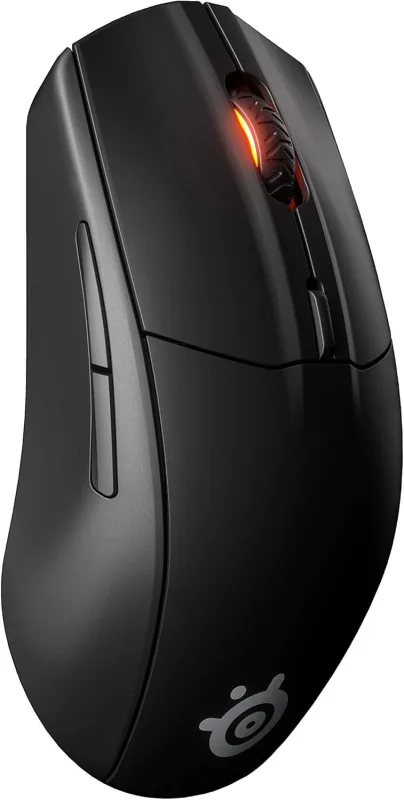 SteelSeries Rival 3 Wireless Gaming Mouse, 400+ Hour Battery Life, Dual Wireless 2.4 GHz and Bluetooth 5.0, 60 Million Clicks, 18, 000 CPI TrueMove Air Optical Sensor, Black